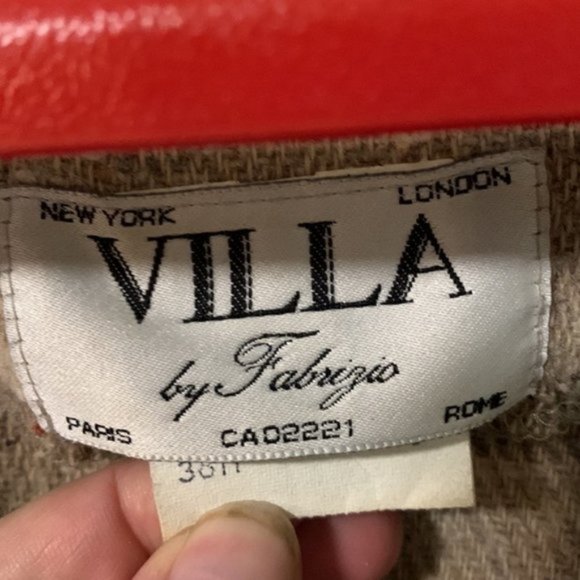 Brown Wool Blend Rauna Wrap - Picture 2 of 5